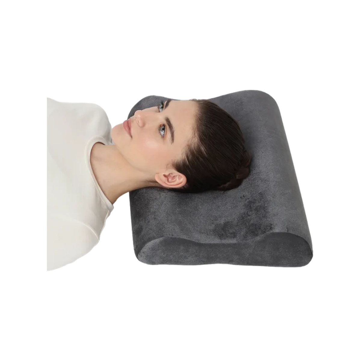 Flamingo Contoured Pillow Gray