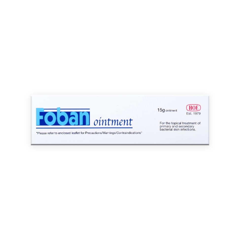 Foban Ointment 15g (Fusidic Acid)