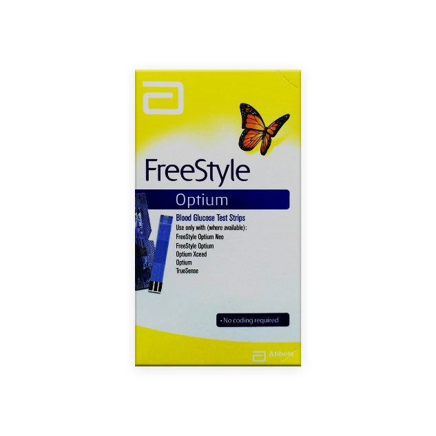 FreeStyle Optium Blood Glucose Test Strips 25s