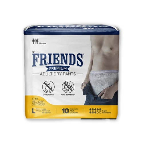 First product image of Friends Adult Diapers Pant Style Large 10s