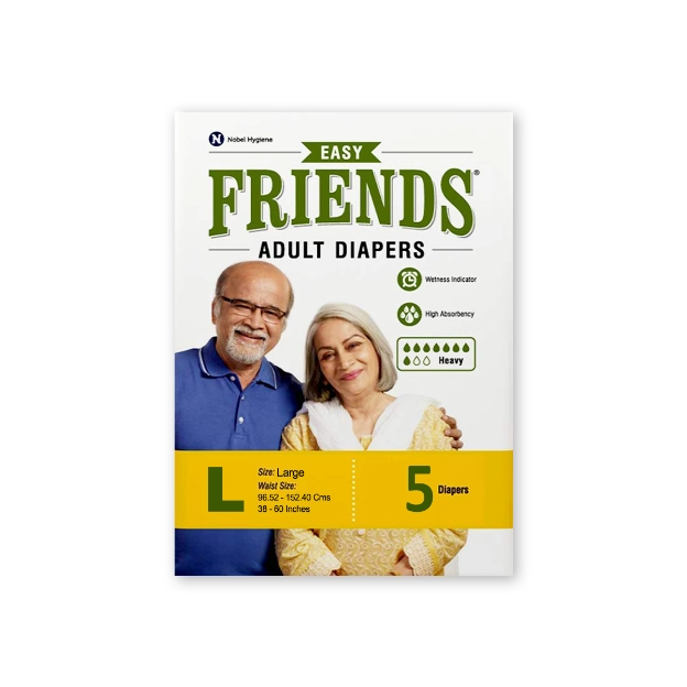 Friends Easy Adult Diapers Large 5s