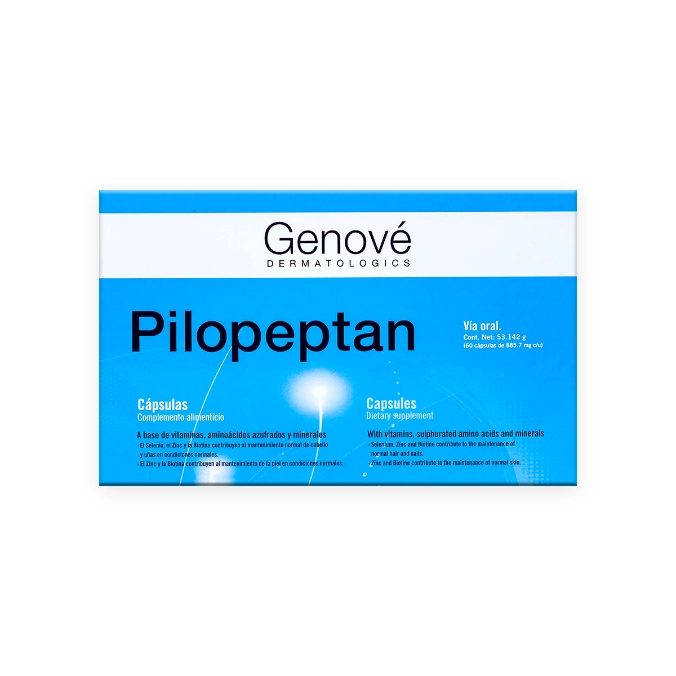 Genove Pilopeptan Capsules 60s - Hair and Nail Strengthening Formula