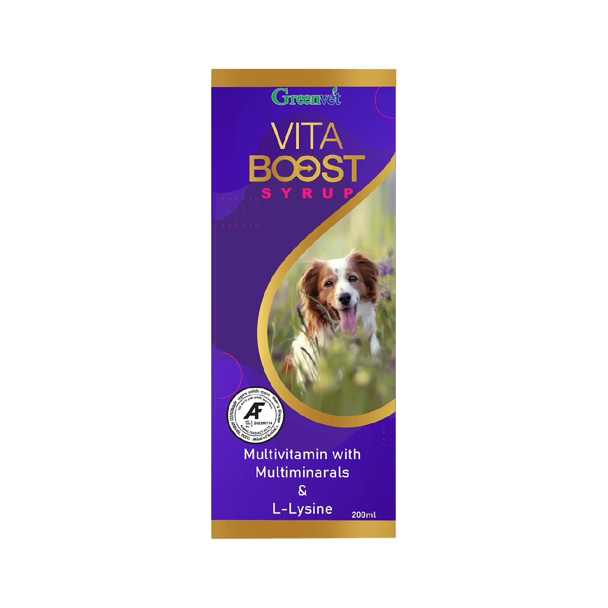 Greenvet Vita Boost Syrup 200ml - Essential Nutritional Support for Healthy Growth, Immunity, and Skin