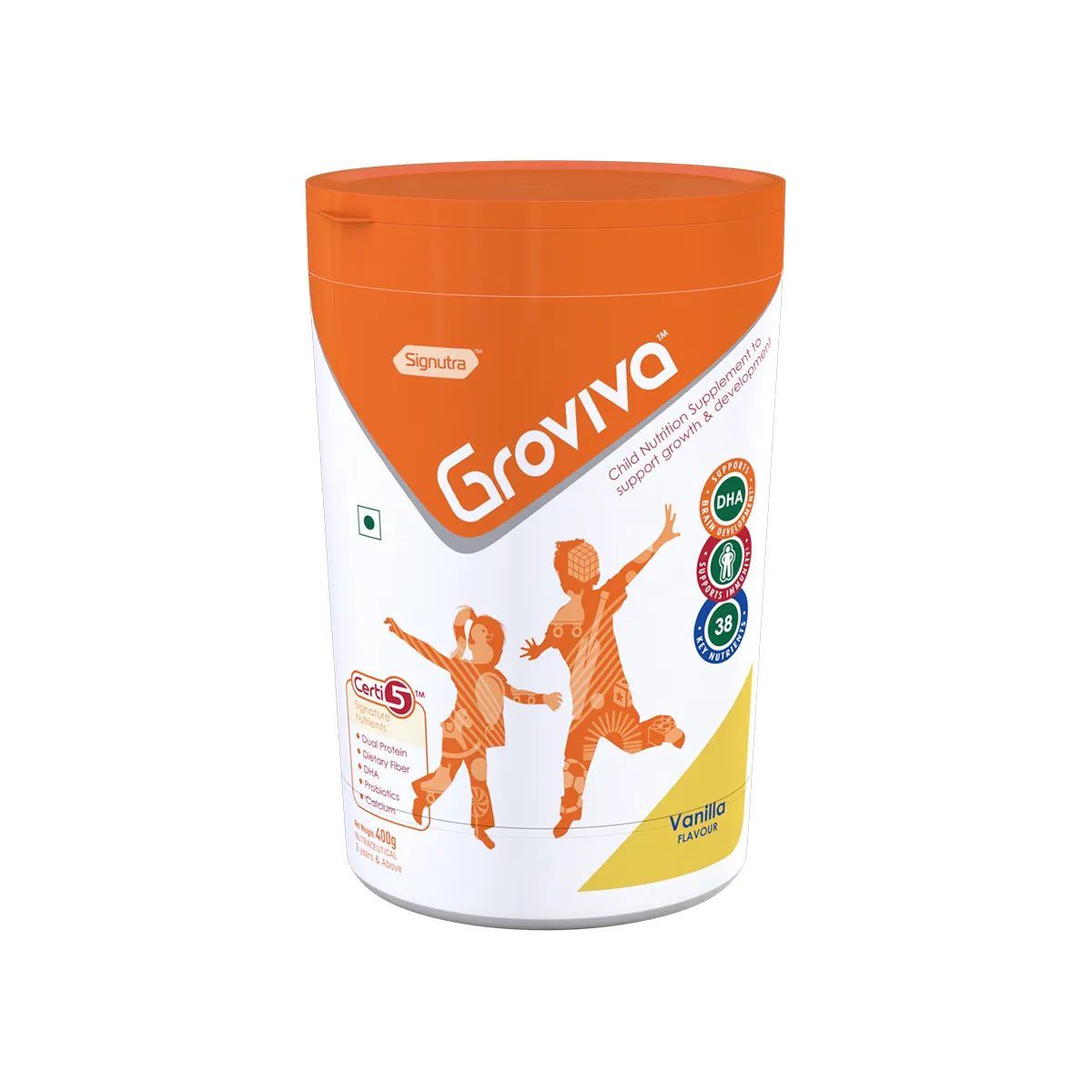 Groviva Vanilla Child Nutrition Supplement 400g