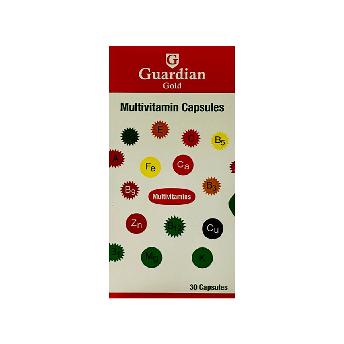 Guardian Gold Multivitamin Capsules 30s - Comprehensive Nutritional Support for Optimal Wellbeing