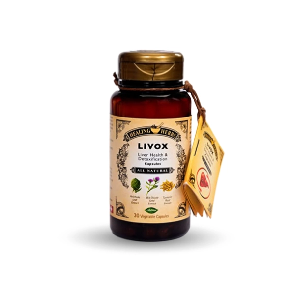 Healing Herbs Livox Liver Health & Detox Capsules 30s - For Liver Detox, and Optimal Liver Function