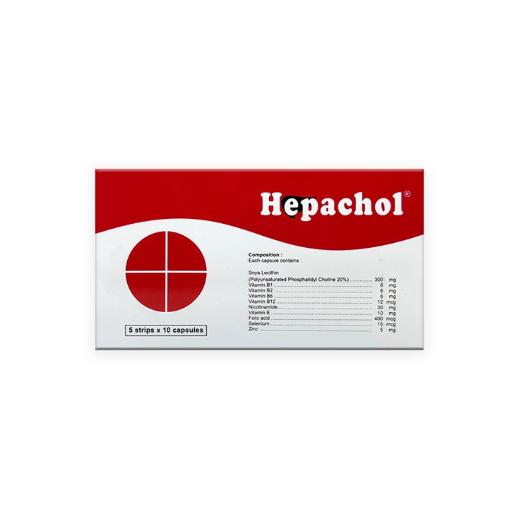 Hepachol Capsules Healthy Liver Supplement 10s