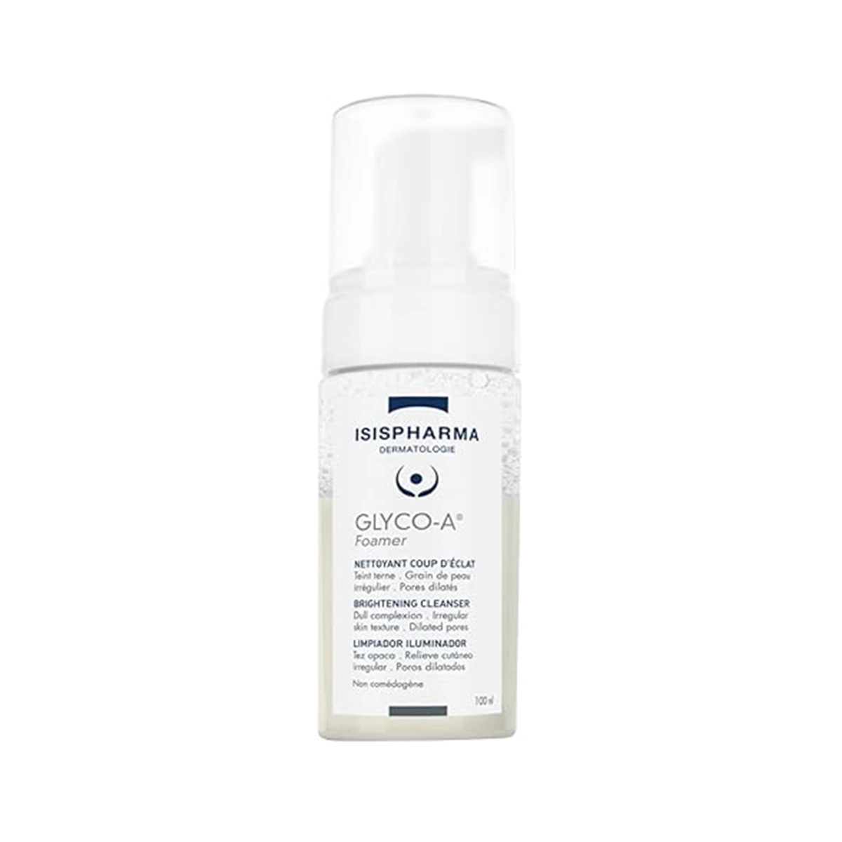 ISISPHARMA Glyco-A Foamer 100ml – Brightening Cleanser for Dull Complexion & Irregular Skin Texture