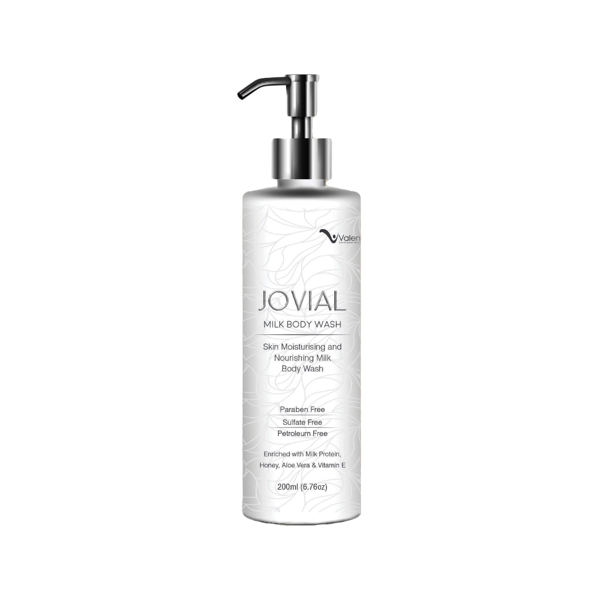 Jovial Milk Body Wash 200ml - Gentle Hydration for Soft, Nourished Skin