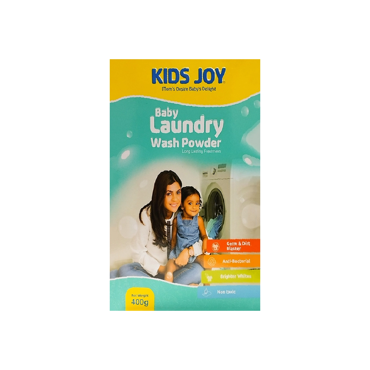 Kids Joy Baby Laundry Wash Powder 400g -  Gentle laundry detergent for baby Health & Safety