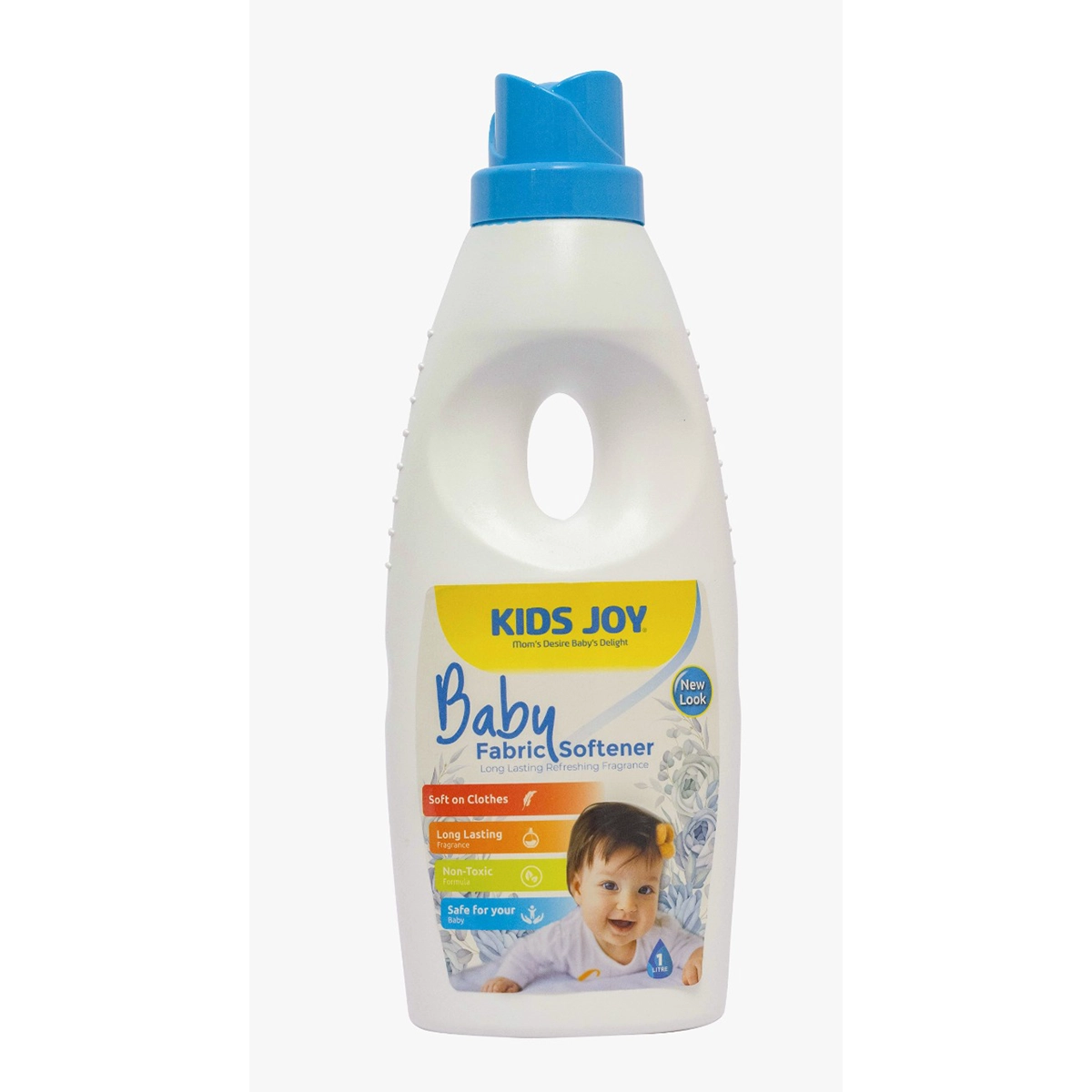 Kids Joy Fabric Softener 1Ltr - Long-Lasting Freshness, Fade Protection, and Health & Safety