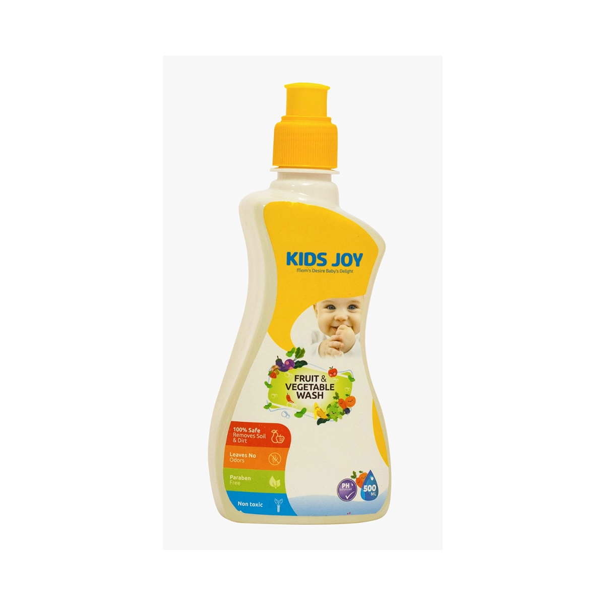 First product image of Kids Joy Fruit & Vegetable Wash - 500ml - For babies Health & Safety