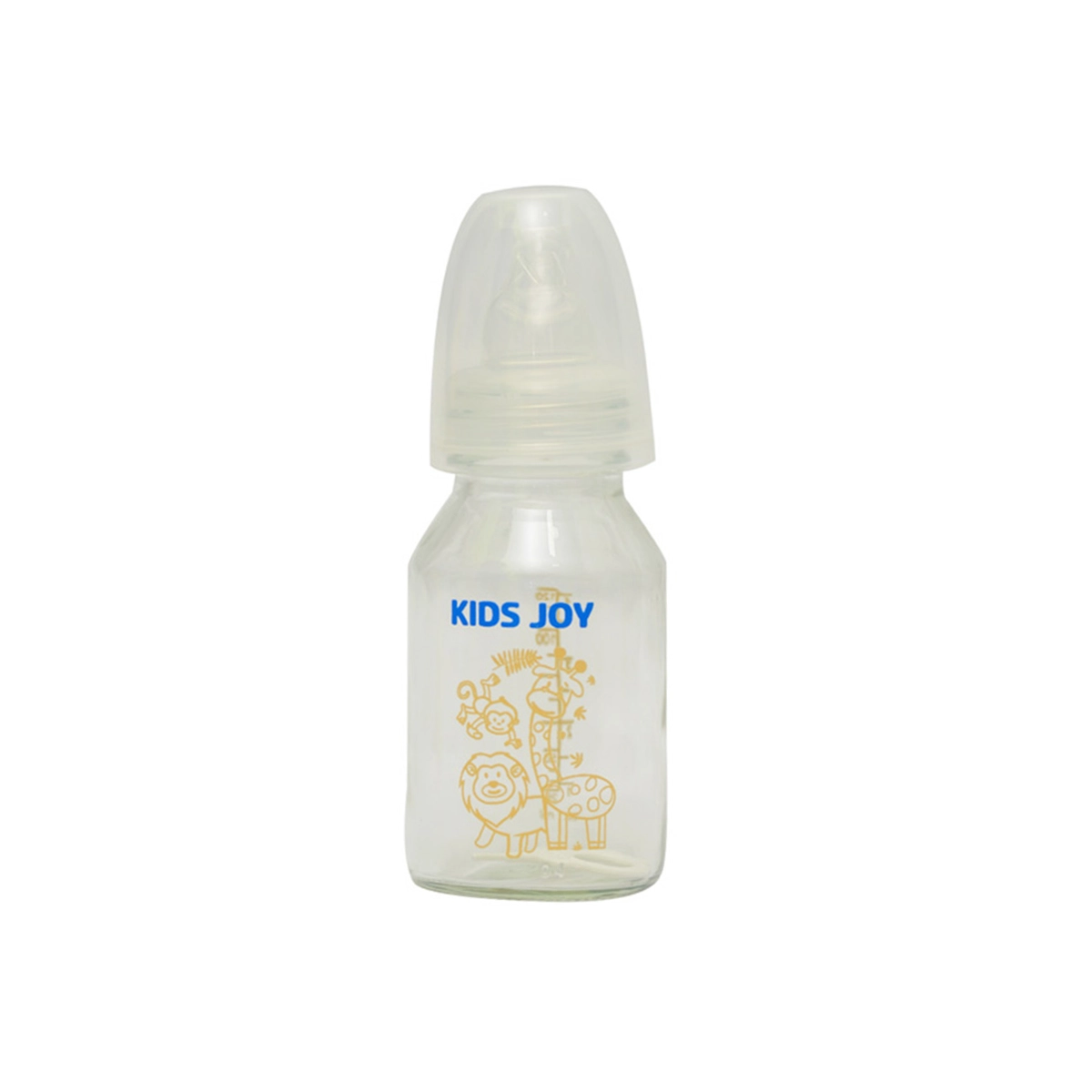 First product image of Kids Joy Plastic Feeding Bottle Standard Neck White 120ml - BPA-free, Silicone nipple