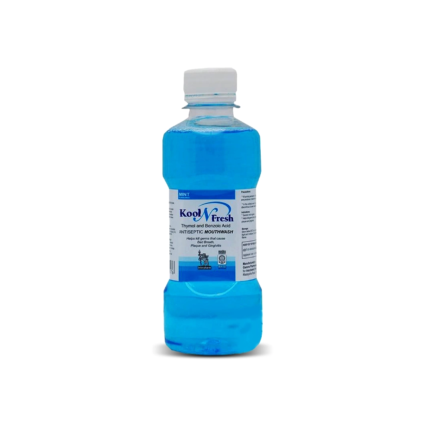 KoolnFresh Mouthwash 100ml (Thymol, Benzoic Acid)