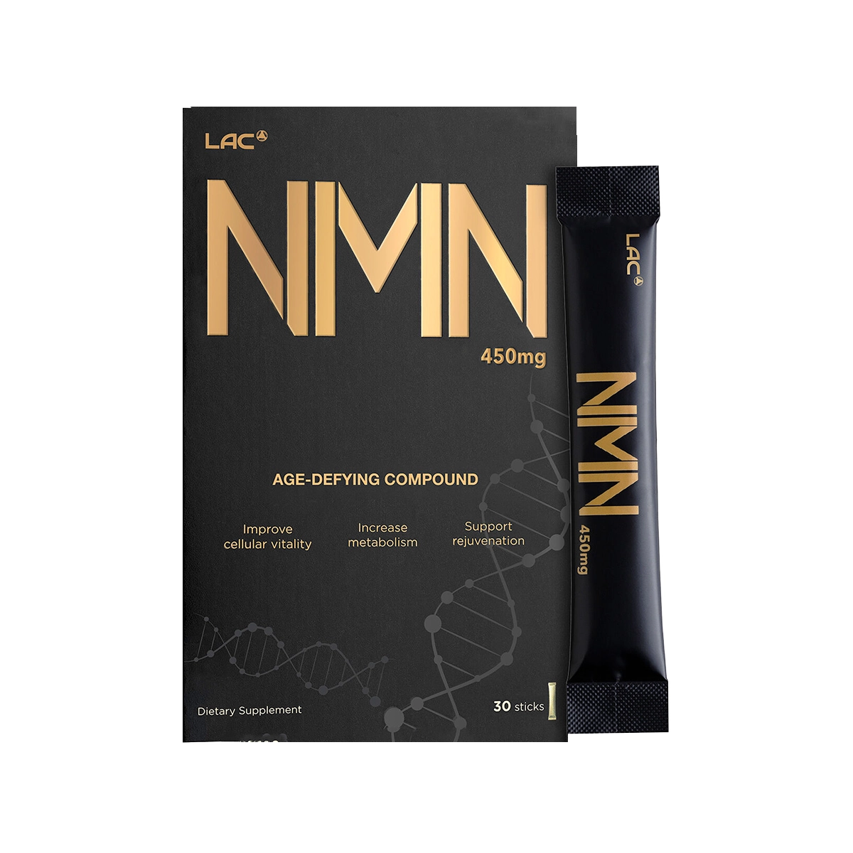 LAC Anti-Ageing NMN 450mg 30 sticks - Ultimate NAD+ Booster for ...