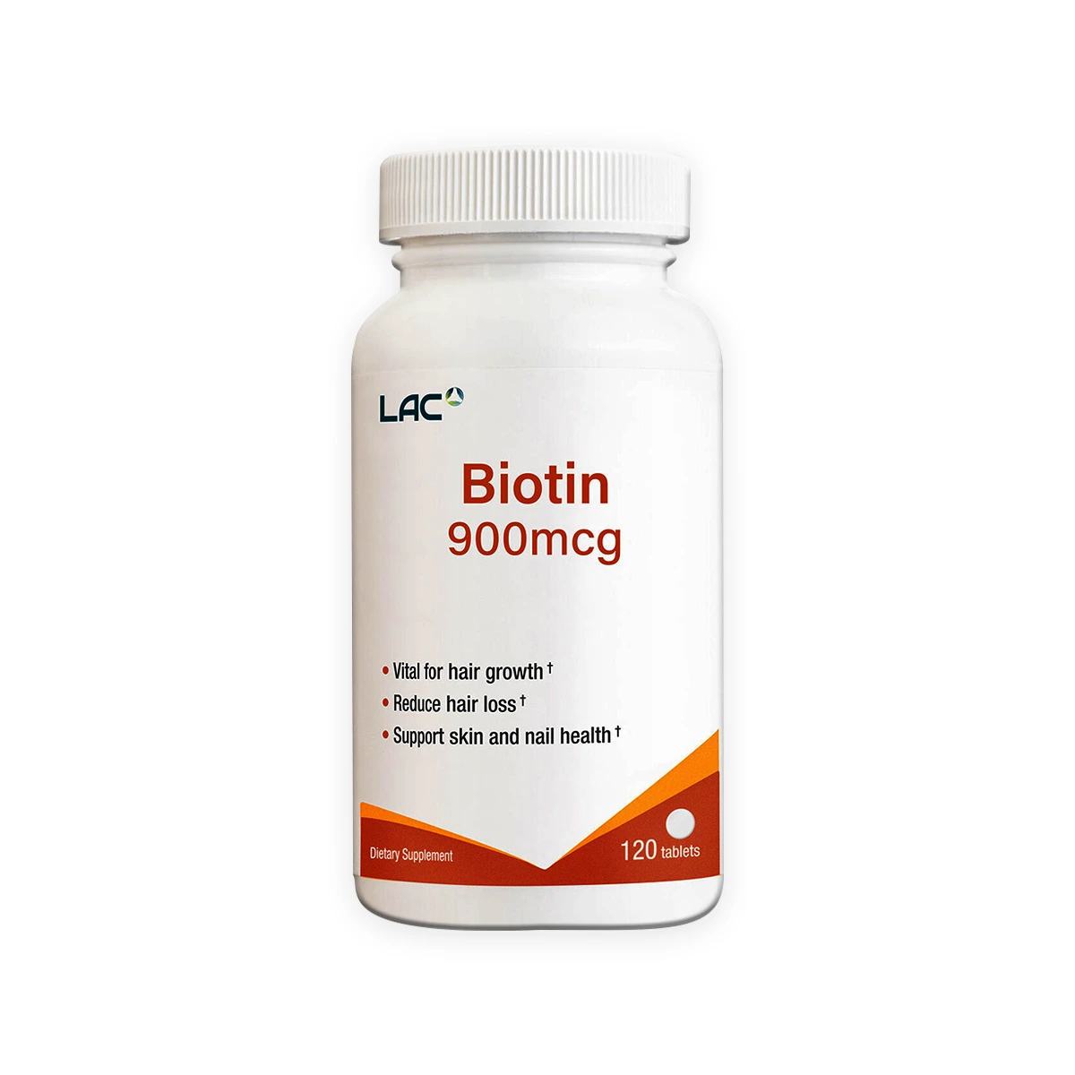 LAC Biotin 900mcg Tablets 120s – For Healthy Hair, Skin, and Nails