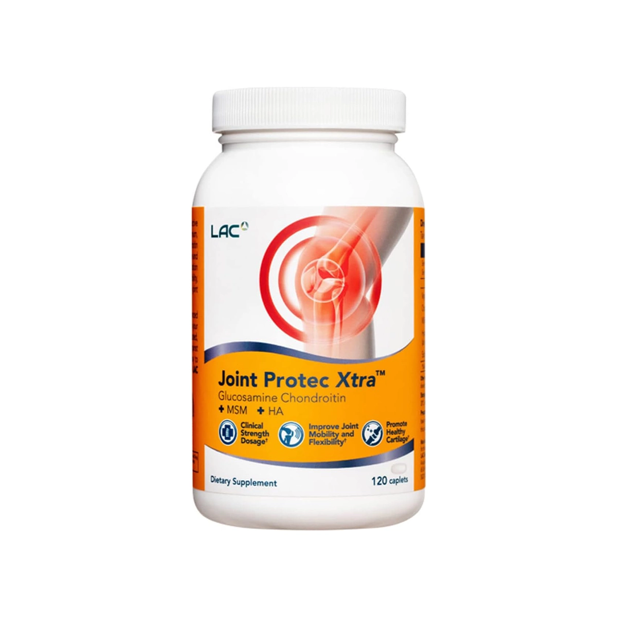 LAC JOINT Joint Protec Xtra 120 Caplets -Joint Support, Protects & lubricate Joints