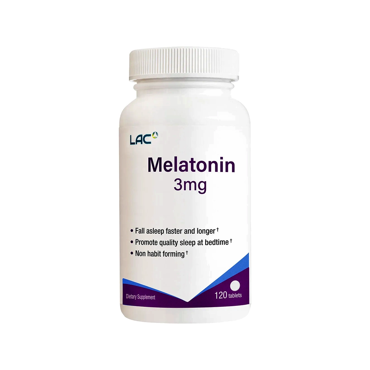 LAC Melatonin 3mg Tablets 120s