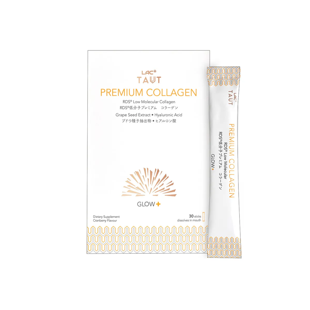 LAC TAUT Radiance Premium Collagen Powder Sticks 30s