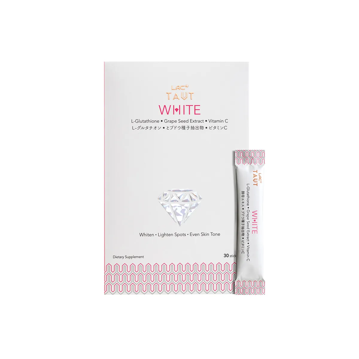 LAC Taut White L-Glutathione Powder Sticks 30s - Transform Your Skin with Powerful Antioxidants