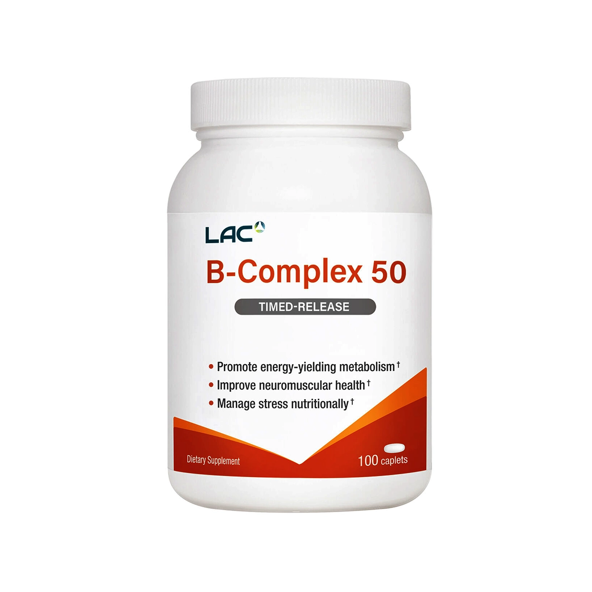 First product image of LAC VITAMIN B-Complex 50 Timed-Release Caplets 100s - Vitamin B and Mood Enhancing