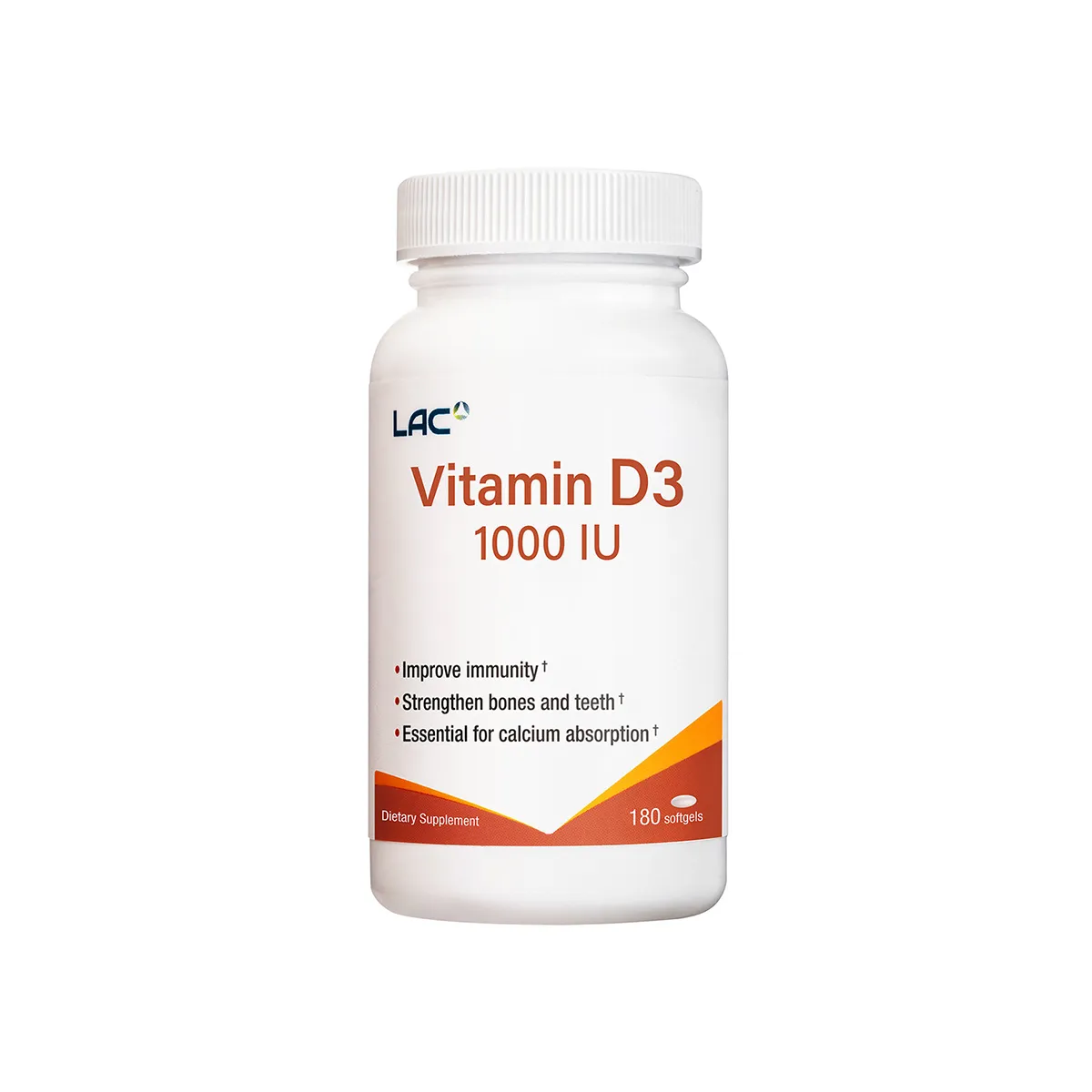 LAC Vitamin D3 1000 IU 180S