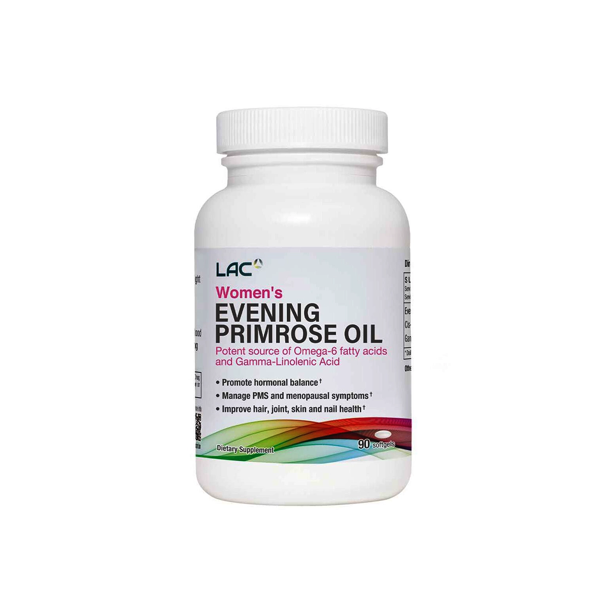 First product image of LAC WOMEN'S Evening Primrose Oil Softgels 90S - Hormonal Balance and Skin Health for Woman