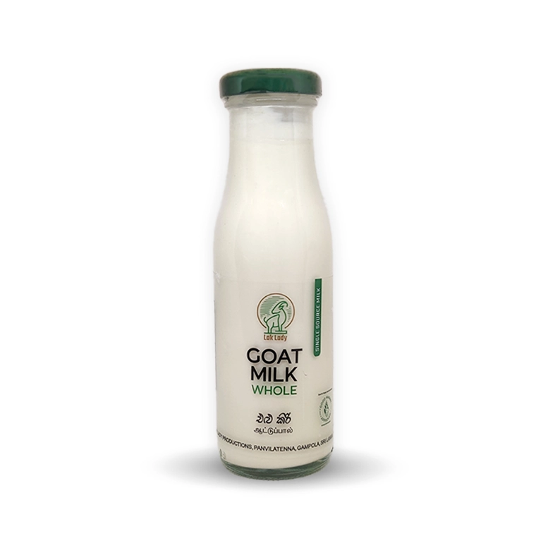 Lak Lady Goat Milk Whole Single Source Milk 195ml - Nature’s Rich Source of Vitamin A