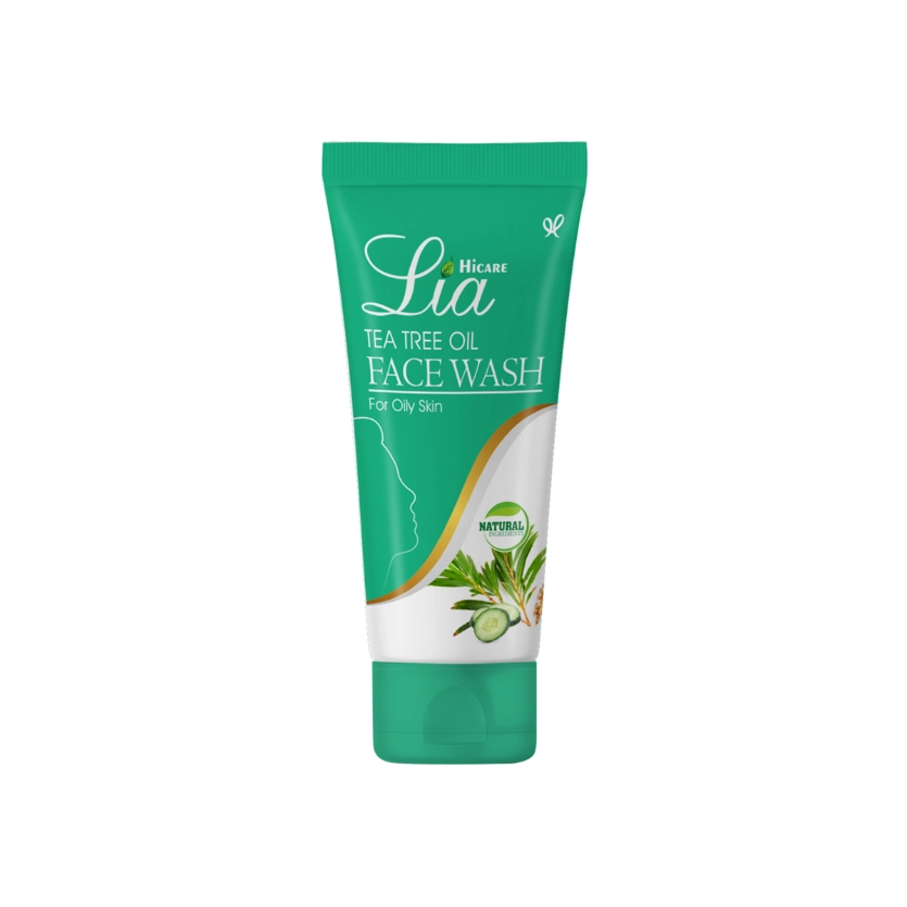 Lia Tea Tree Oil Face Wash 100ml - Natural Purity for Clear and Healthy Skin