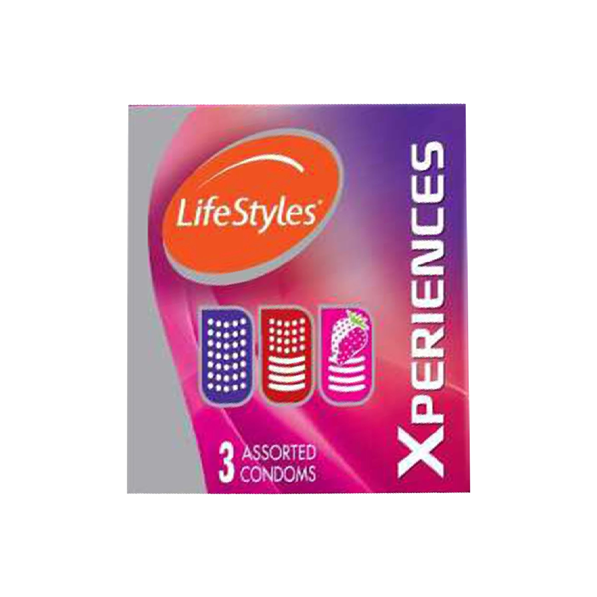 Lifestyle Xperiences Condoms 3s - A Trio of Sensations for Ultimate Pleasure