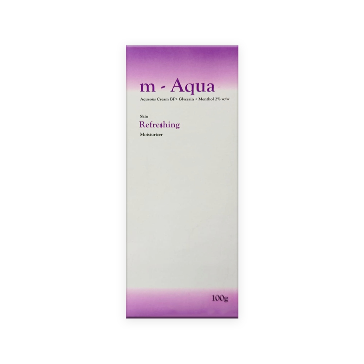 M-Aqua Skin Moisturizer 100g - Eczema, Sunburn relief and Dry skin hydration, Irritated skin