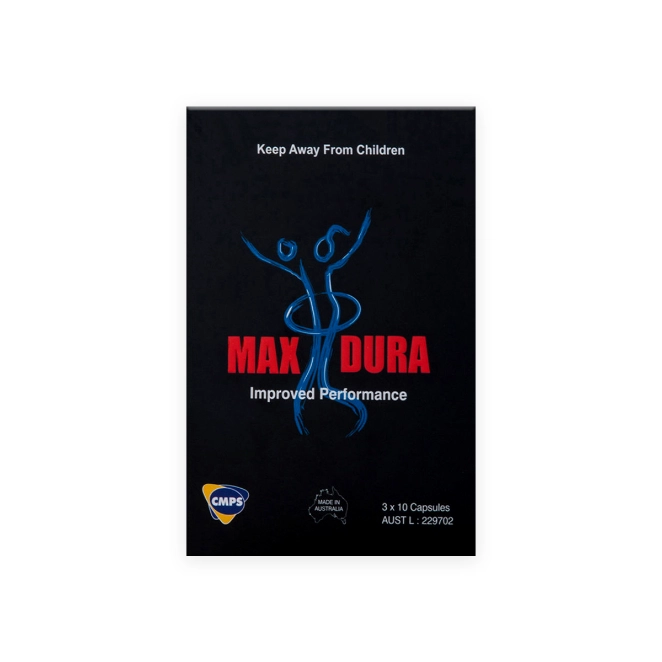 Max Dura Nutritional Supplement Capsules 30s - Herbal Formula for Enhanced Male Performance