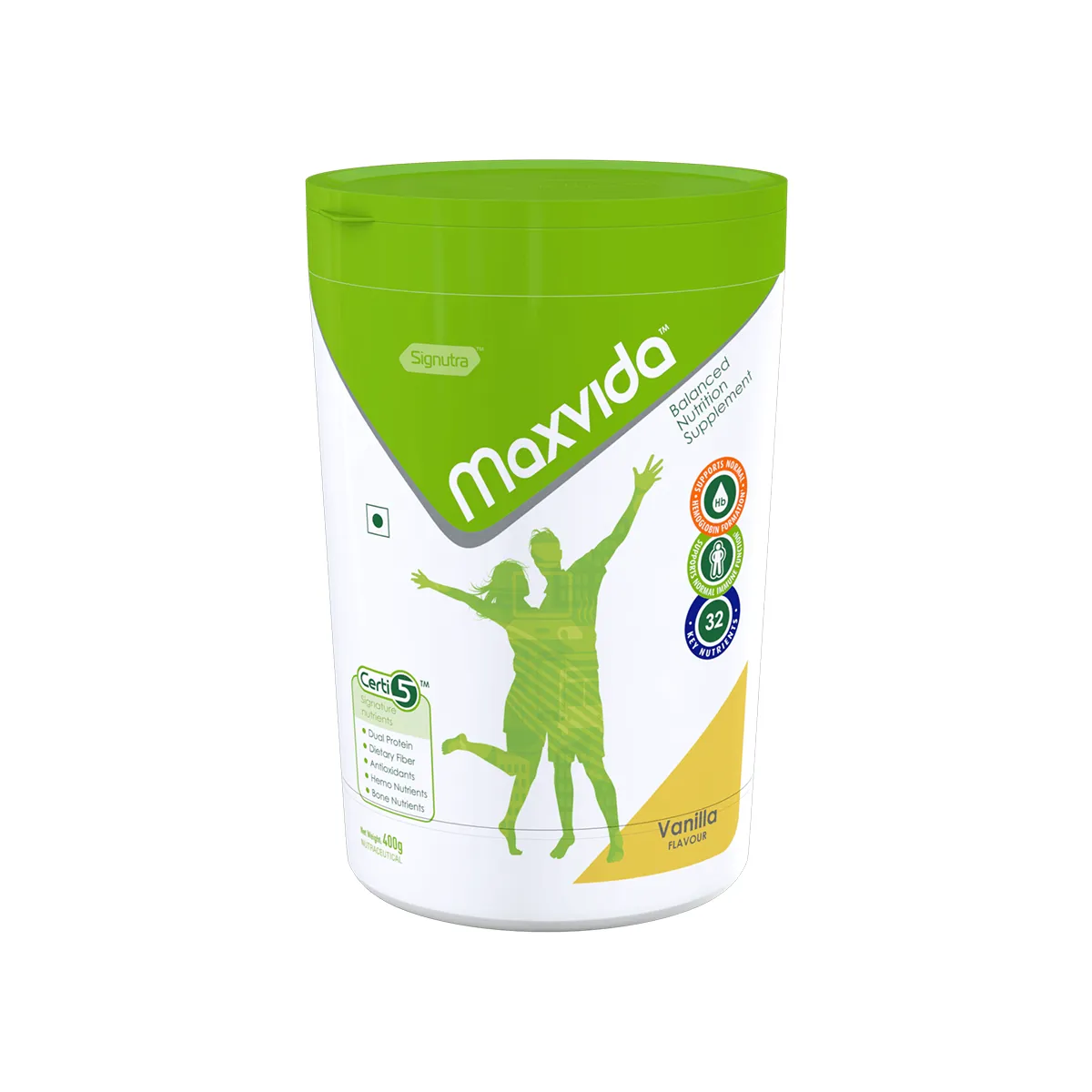 First product image of Maxvida Vanilla Nutrition Supplement 400g