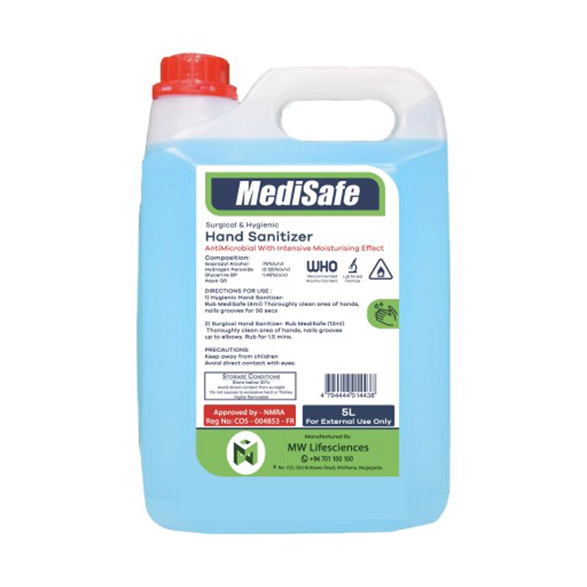 Medisafe Hand Sanitizer Liquid 5L