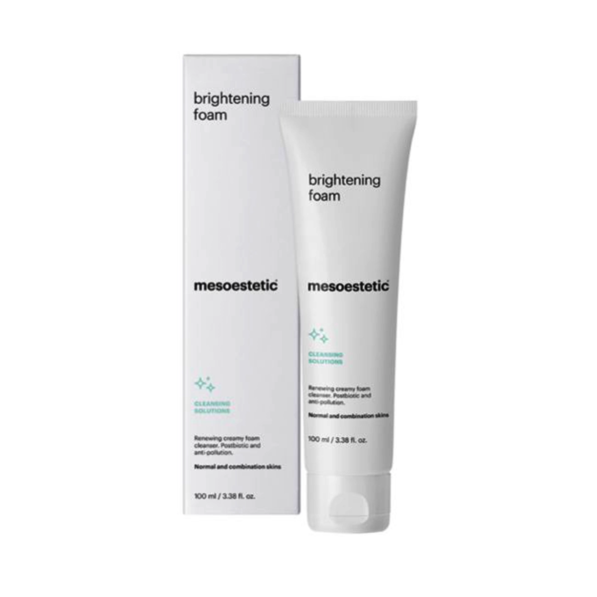 Mesoestetic Brightening Foam 100ml/3.38 fl.oz - Cleansing with AHA’s for Normal and Combination Skin