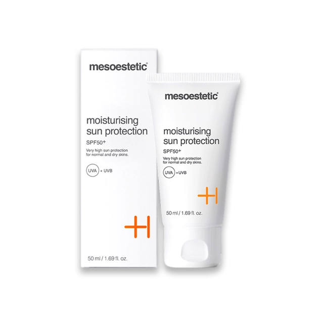 First product image of Mesoestetic Moisturising Sun Protection SPF50+ 50ml - Hydration for Dry & Sensitive Skin