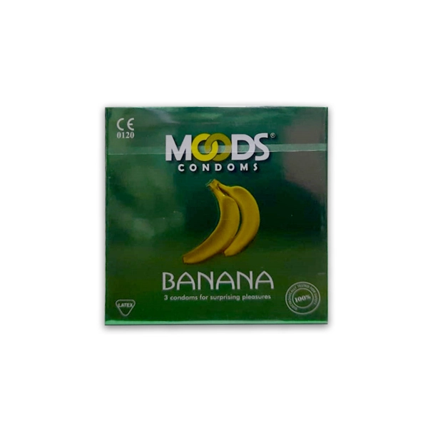 First product image of Moods Banana Flavoured Condoms 3s