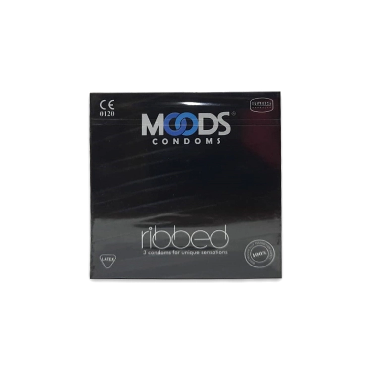 Moods Ribbed Condoms 3s – Pleasure, Protection and Enhanced stimulation