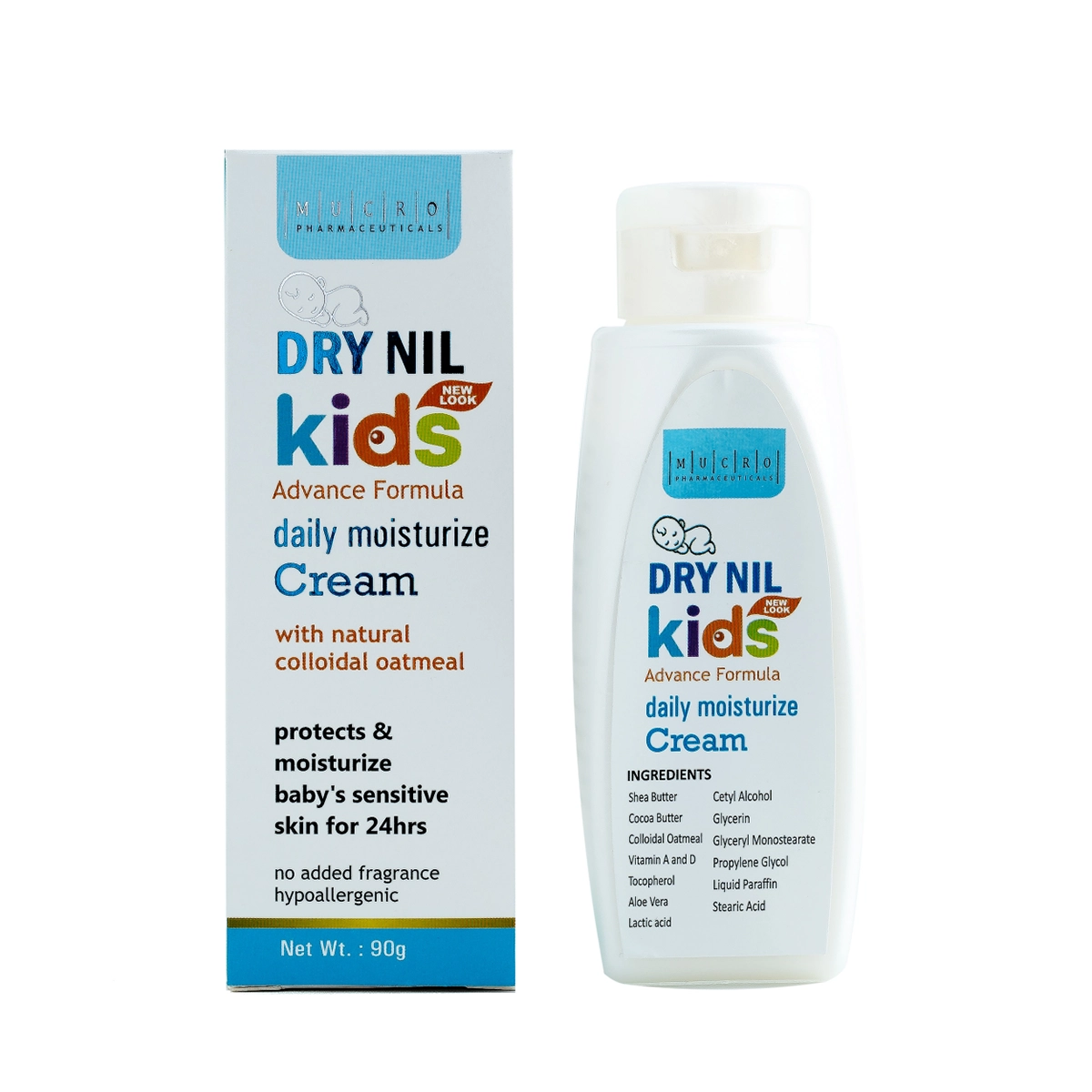 Mucro Dry Nil Kids Daily Moisture Cream 90g