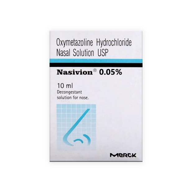 Nasivion Adult Nasal solution 10ml (Oxymetazoline)