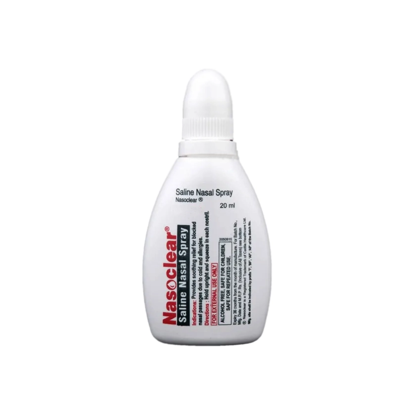 Nasoclear Saline Nasal Spray 20ml (NaCl)