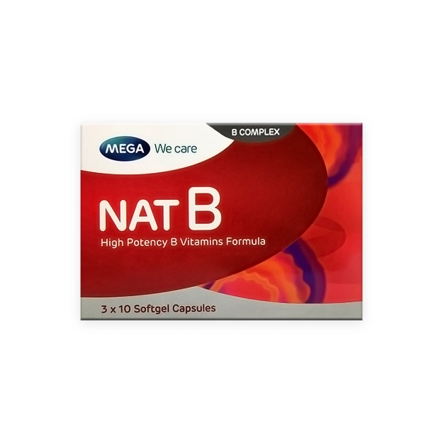 First product image of NAT B High strength B complex Capsules 30s