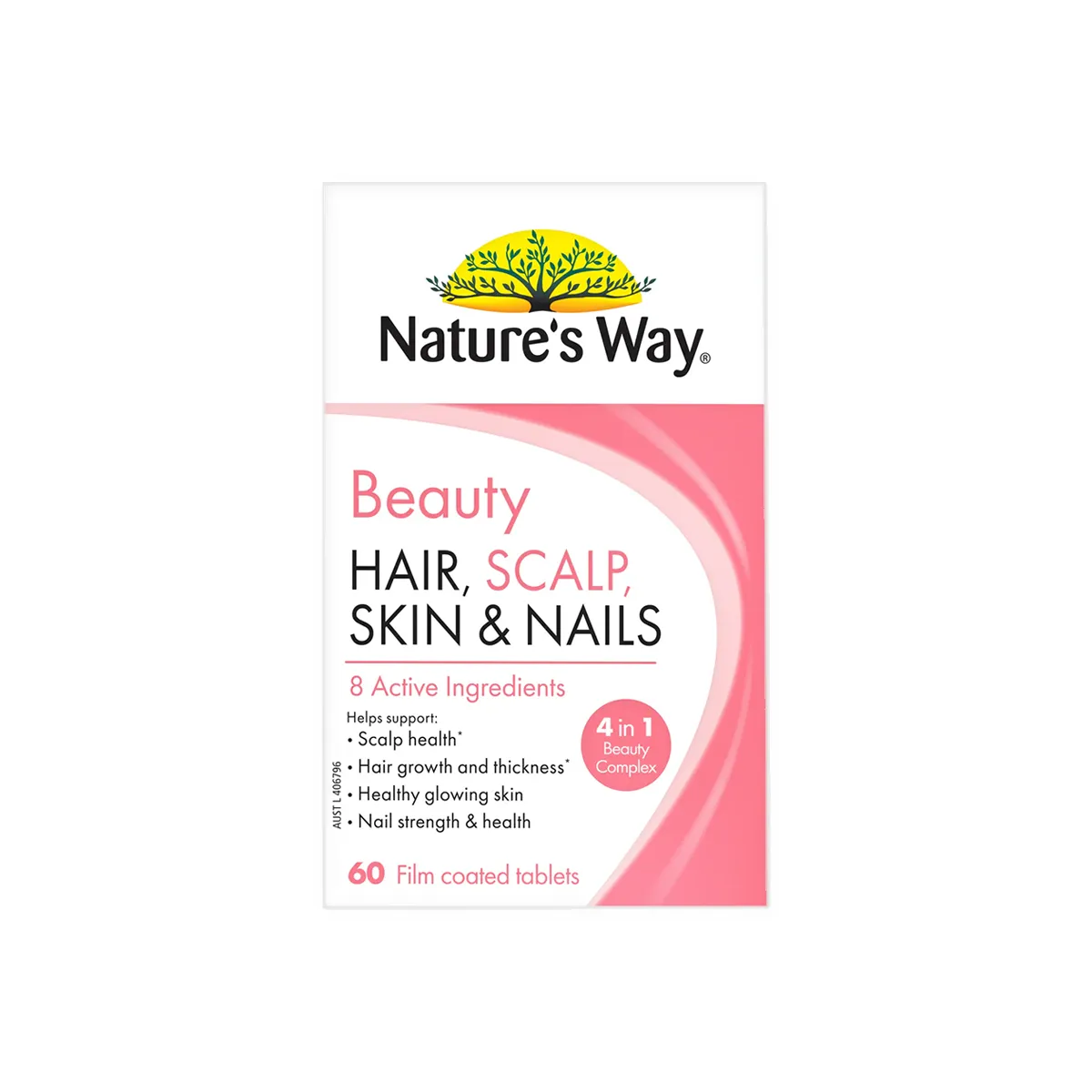 Nature's Way Beauty Hair, Skin & Nails Tablets 60s