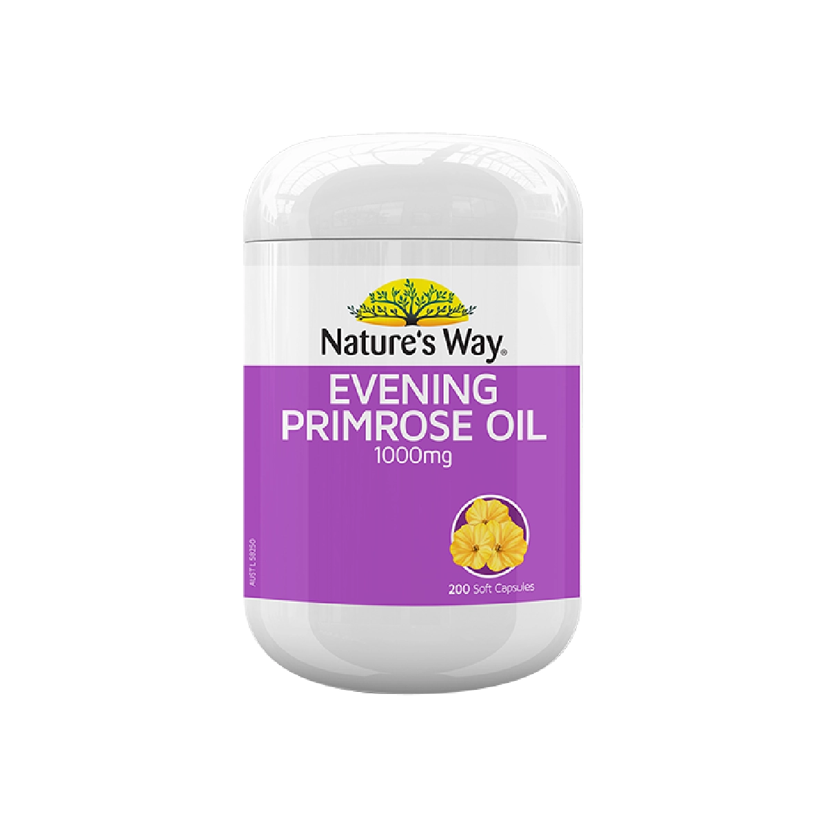 Nature’s Way Evening Primrose Oil 1000mg - Natural Support for Hormonal Balance, Skin Health, and Wellbeing