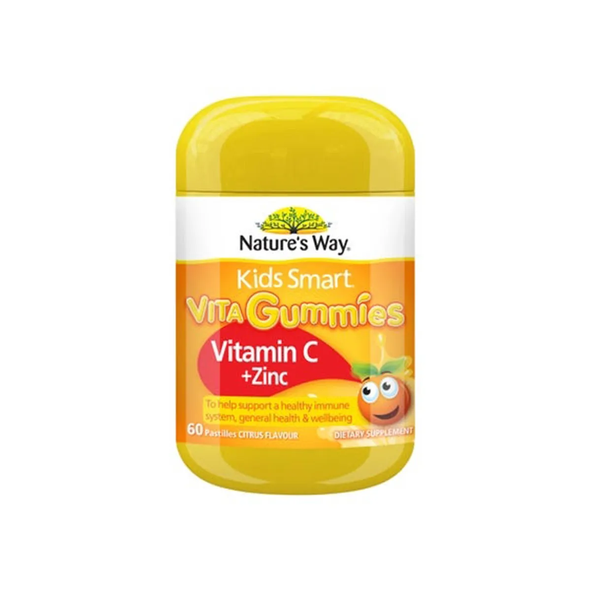 Nature’s Way Kids Smart Vitamin C + Zinc Capsules 60s