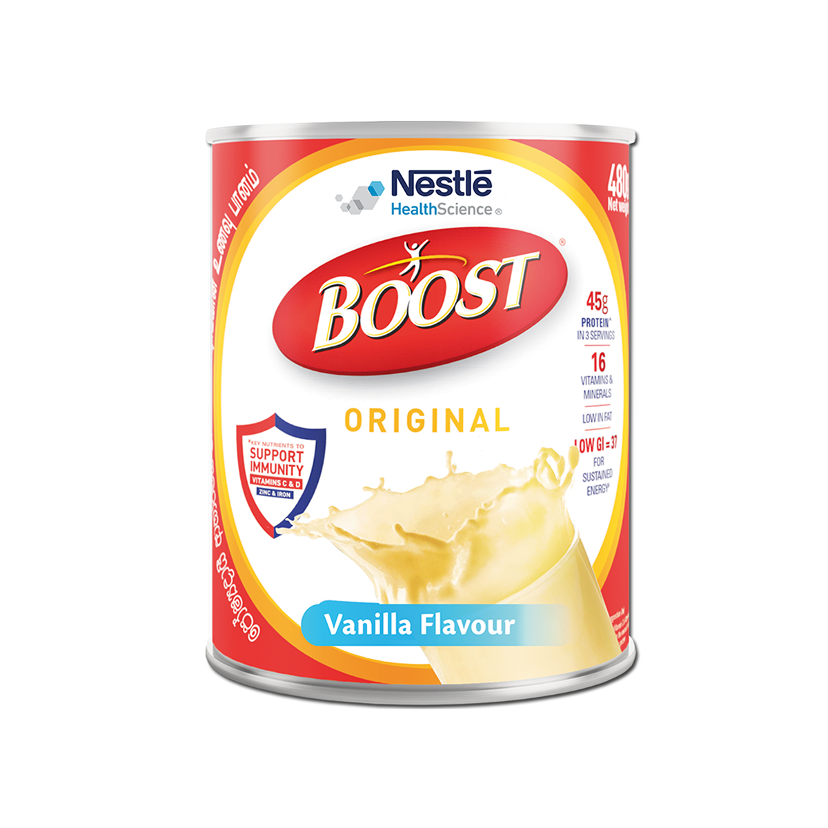 Nestle Boost Original Powder Vanilla 480g