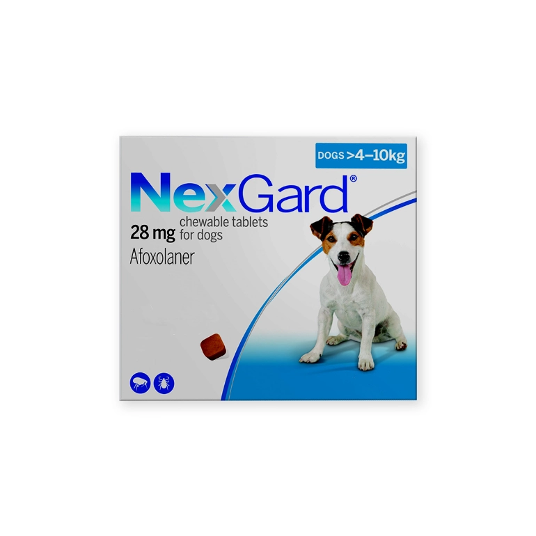 Nexgard Chewable Tablets for Dogs 4-10KG 3s