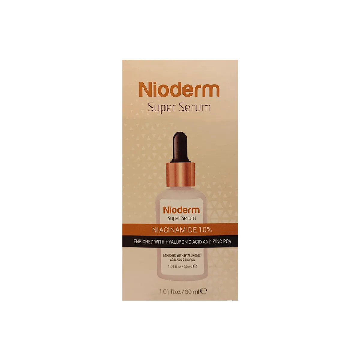 Nioderm Super Serum 30ml - Radiant, Clear Skin with Niacinamide, Hyaluronic Acid, and Zinc PCA