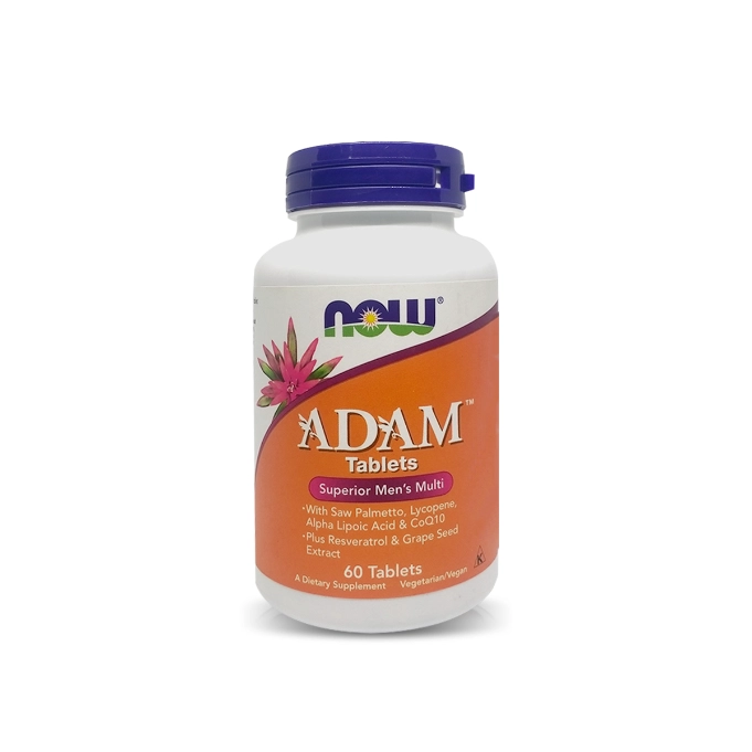 NOW ADAM Men's Multi Vitamin Veg Tablets 60s