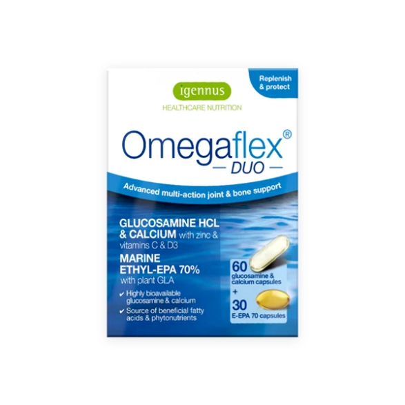 Omegaflex DUO Glucosamine and Calcium Capsules 90s